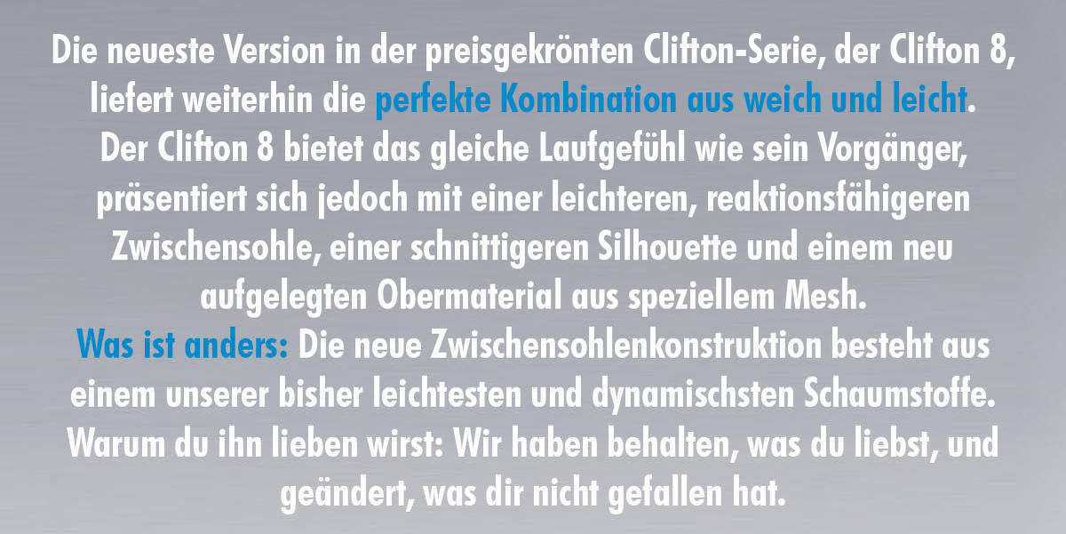 Hoka Clifton 8 Damenschuhe