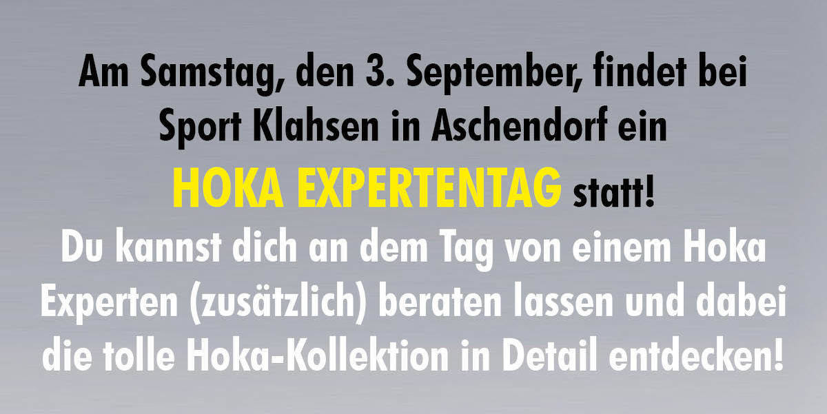 Hoka Expertentag Sa. 03.09.22