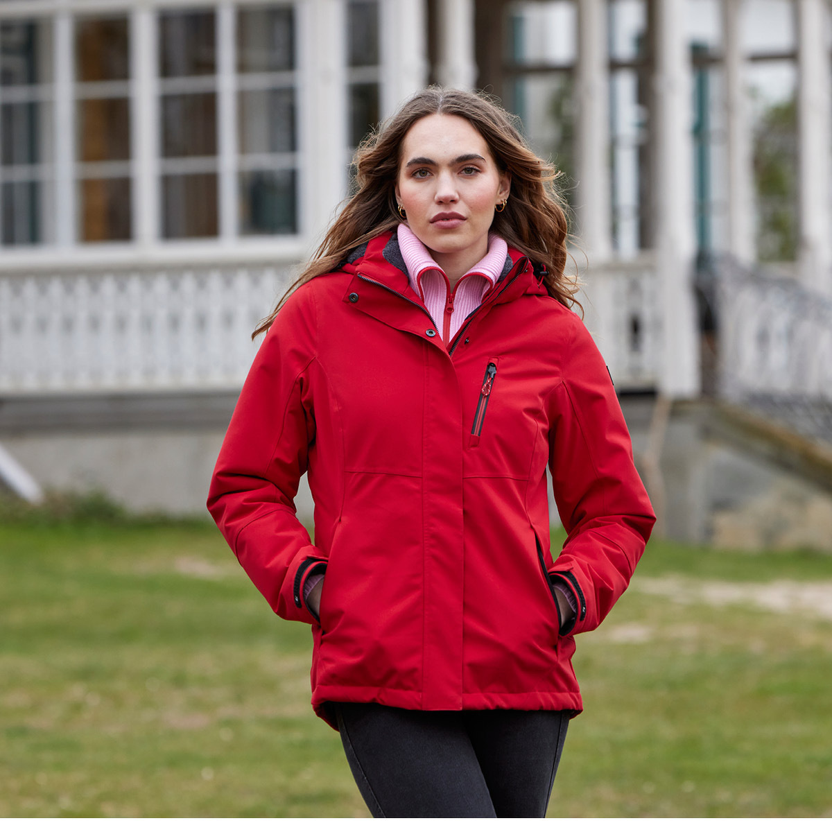 KOW 140 WMN JCKT Funktionsjacke mit abzippbarer Kapuze