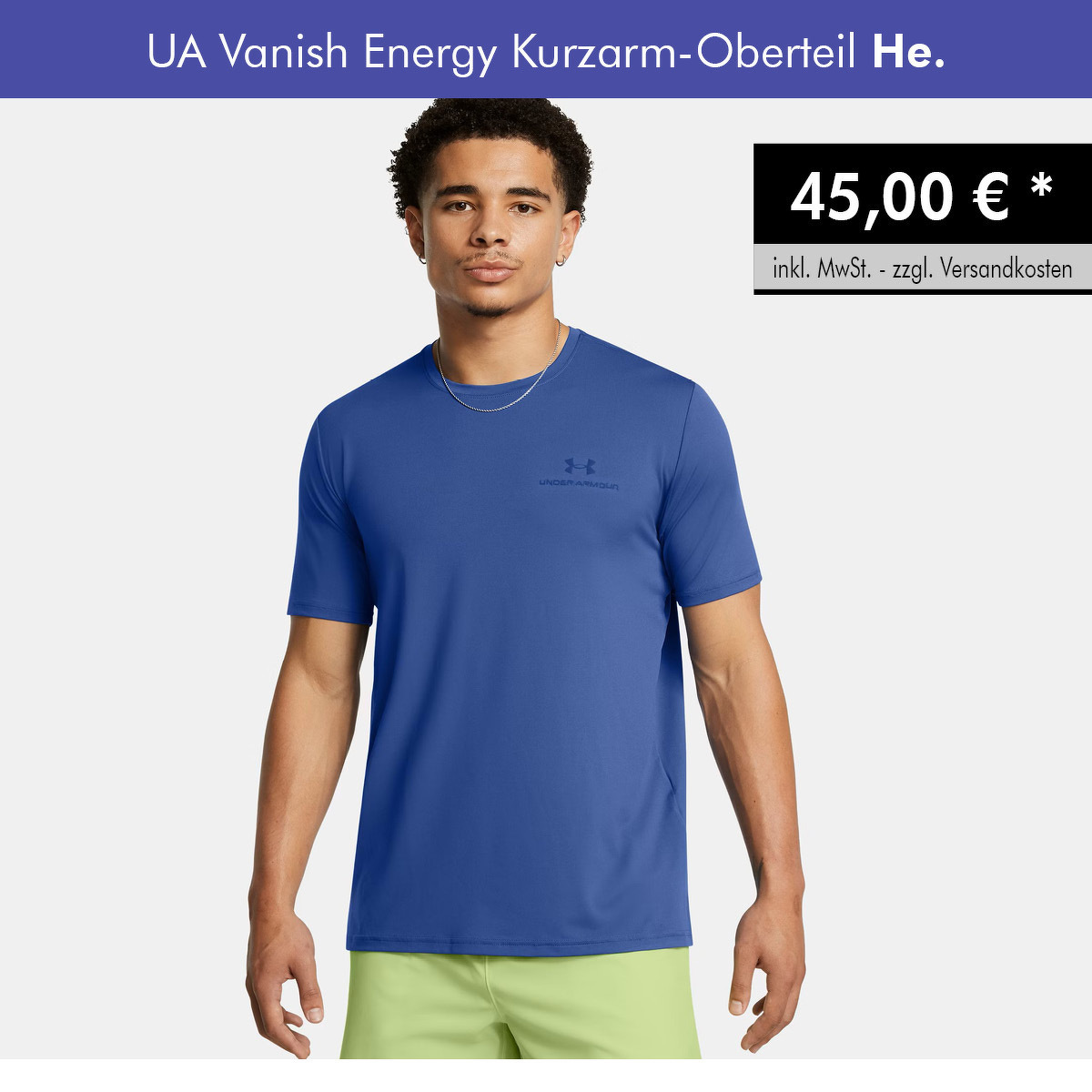 UA Vanish Energy Kurzarm-Oberteil He.