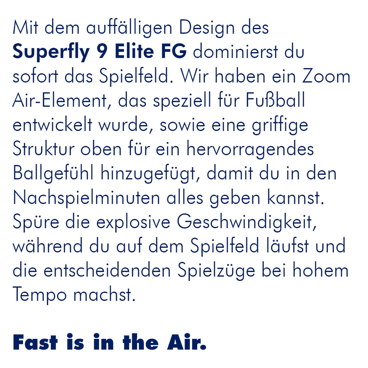 ZOOM MERCURIAL SUPERFLY 9 ELITE FG