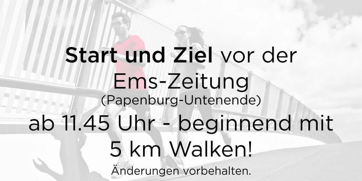 Info-Stand Sport Klahsen beim 12. OLB-City-lauf  Papenburg 24.04.2022