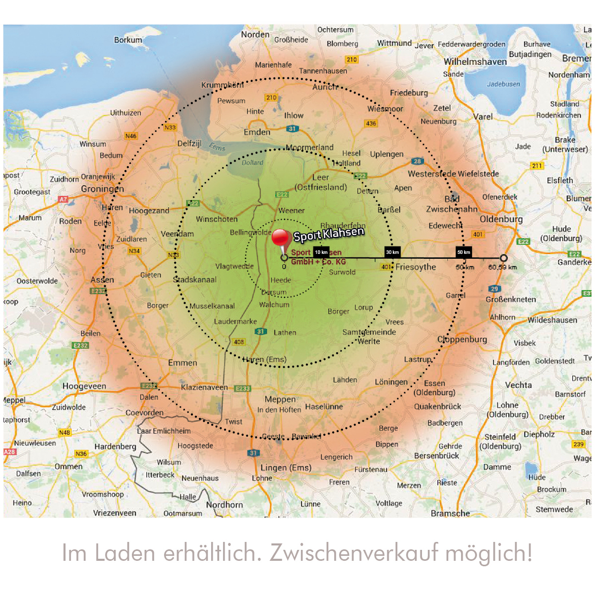 Lieferungs- & Aufbauservice! Im Laden erhältlich. Zwischenverkauf möglich!