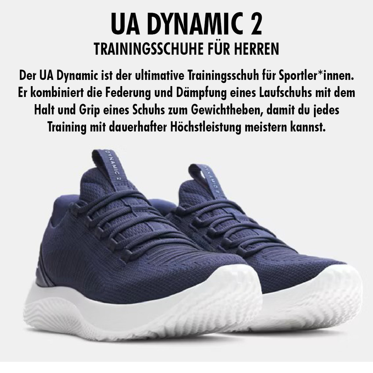 UA Dynamic 2 Trainingsschuhe für Herren