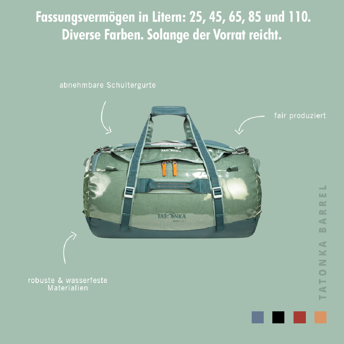 TRAVEL. TATONKA. Barrels