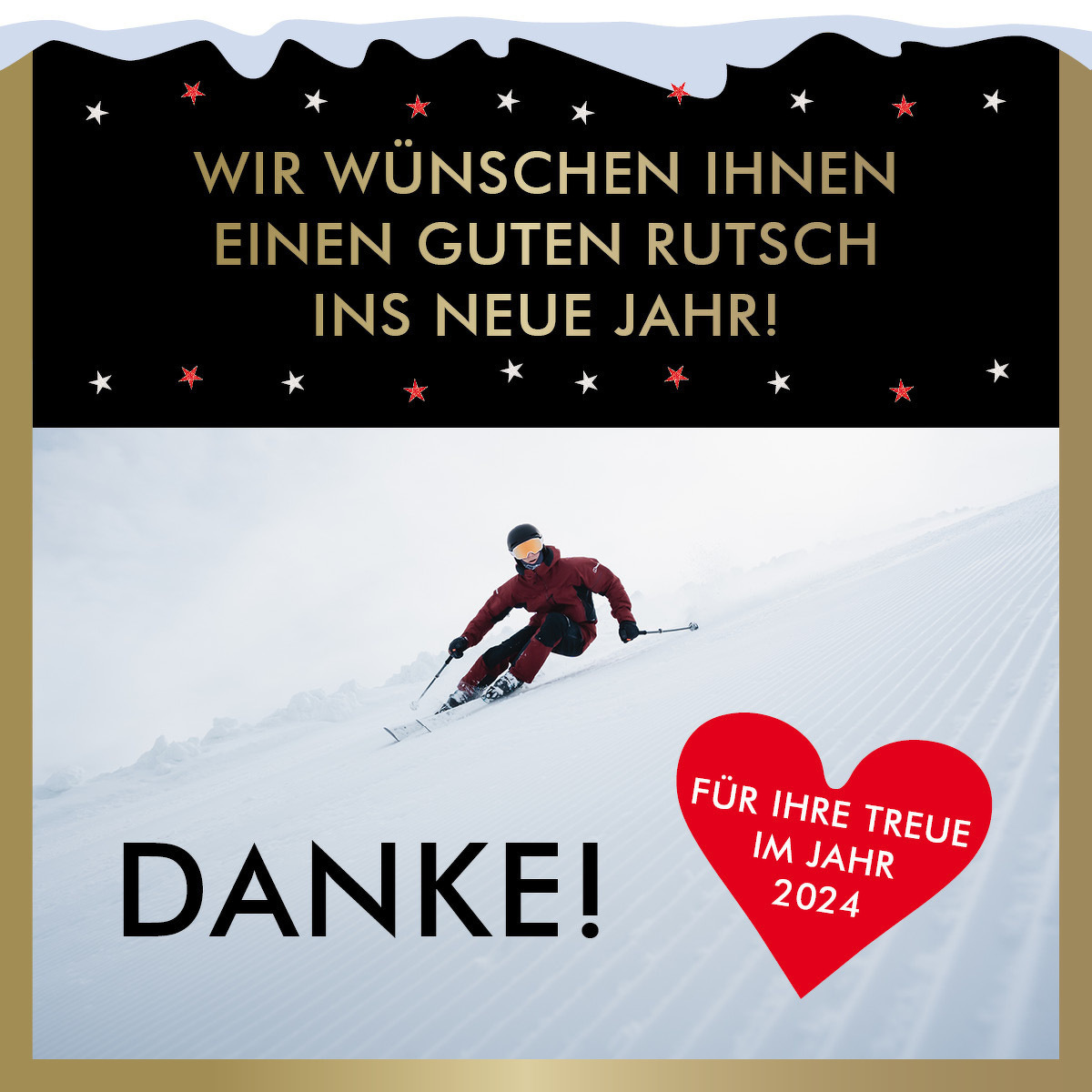 Wir wünschen Ihnen einen guten Rutsch ins neue Jahr!