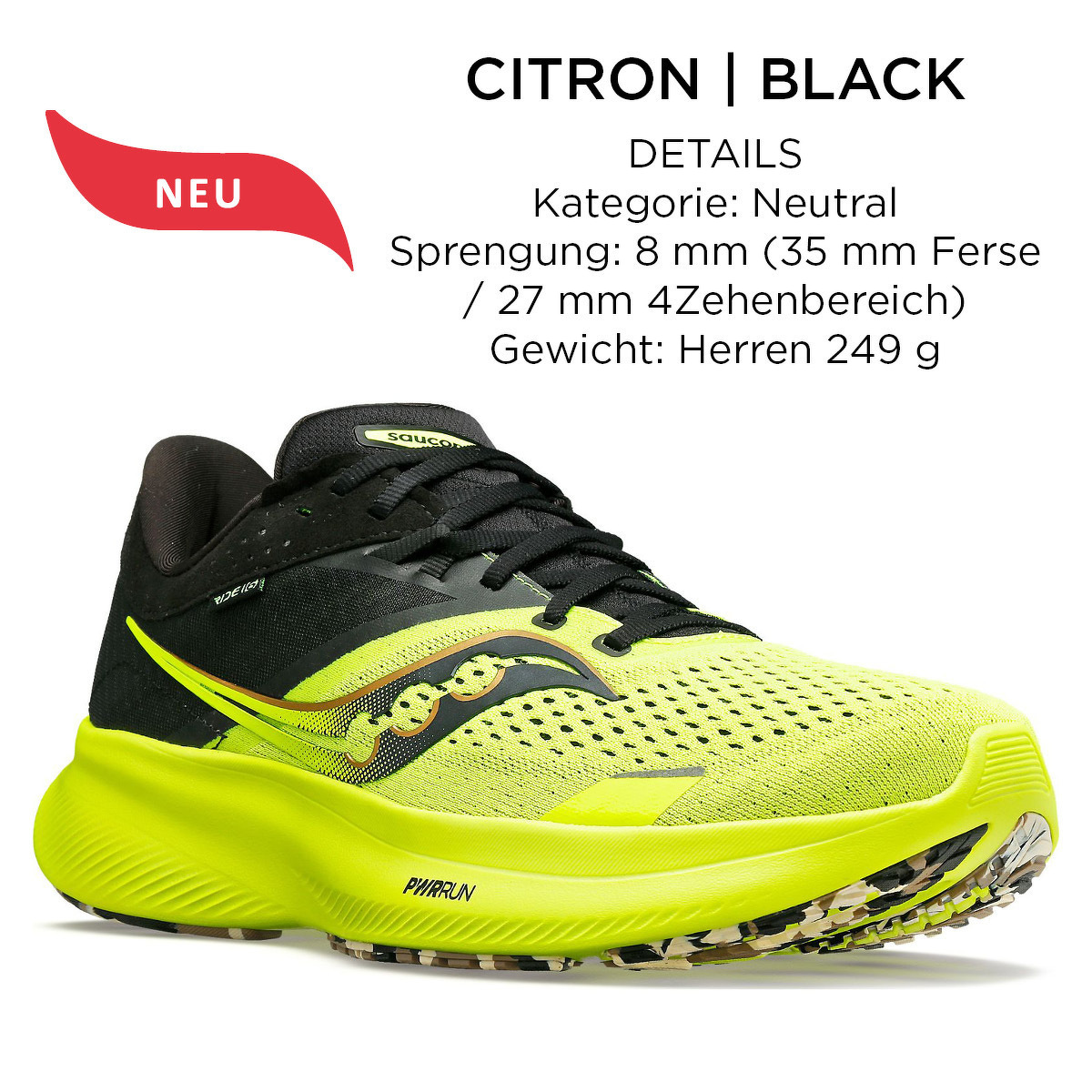 Saucony Ride 16 für Herren