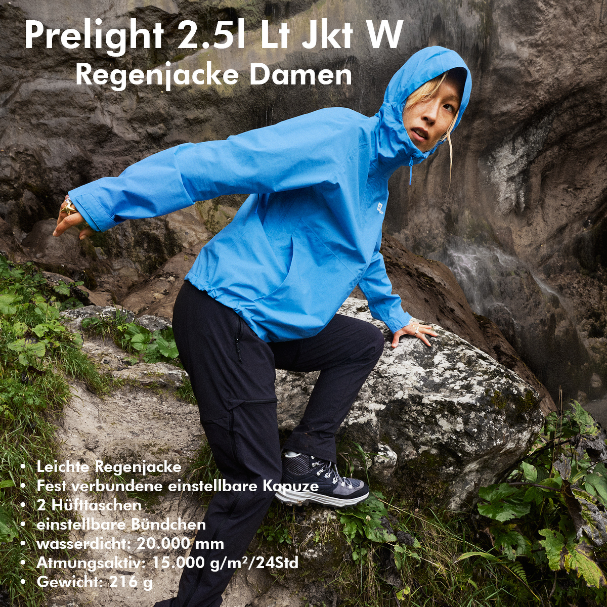 Prelight 2.5l Lt Jkt W Regenjacke Damen