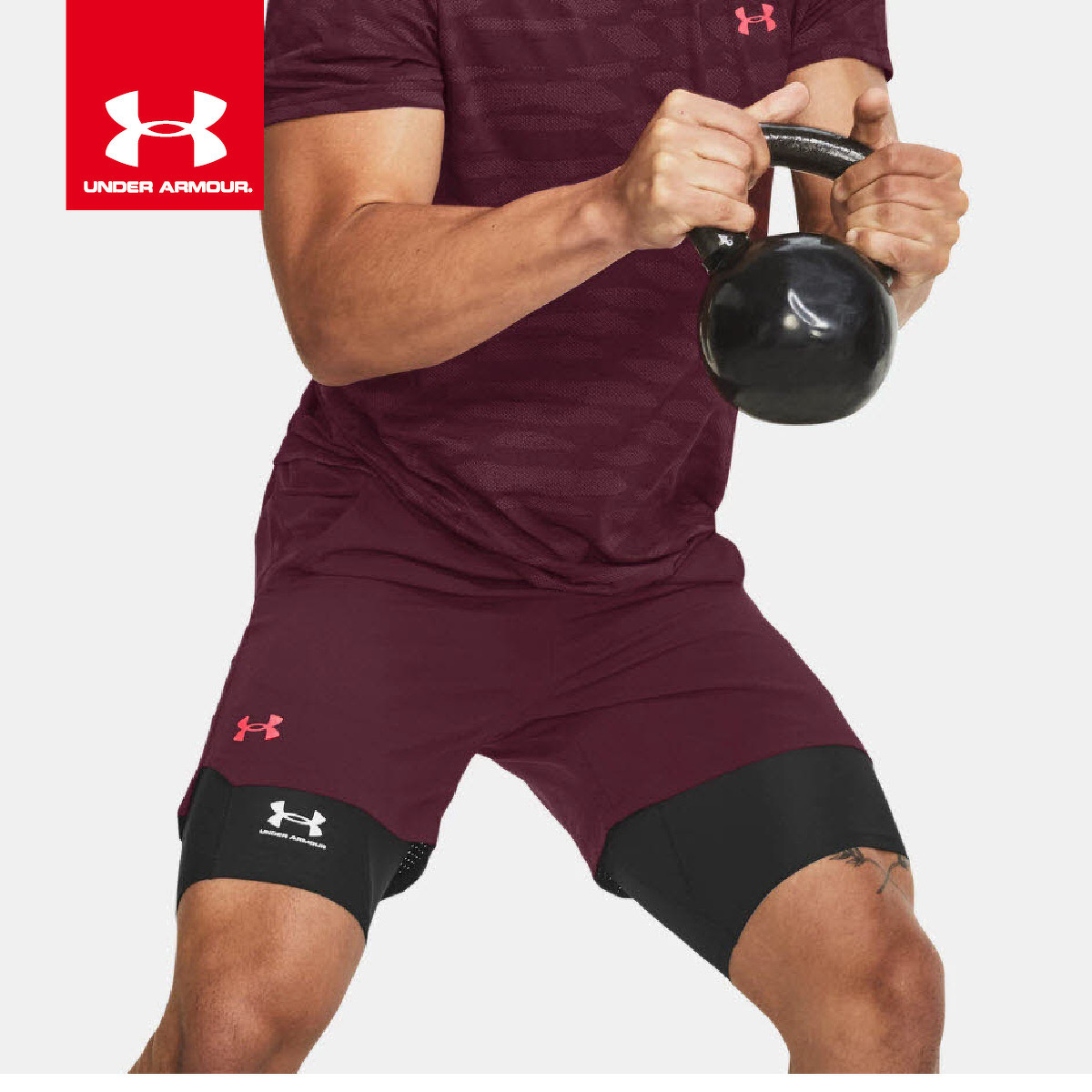 Vanish Woven 6in Shorts-MRN für Herren