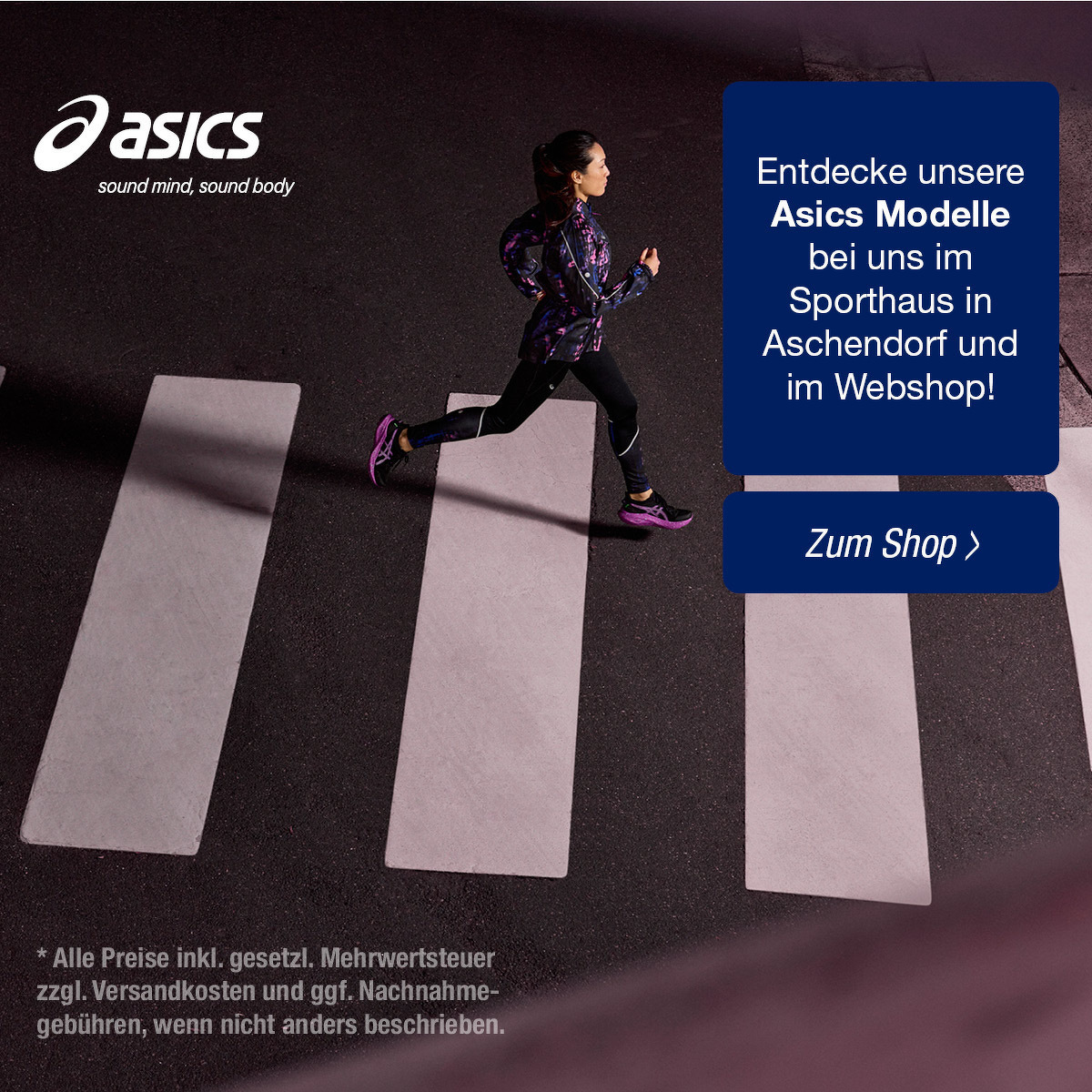 Asics Kollektion bei Sport Klahsen