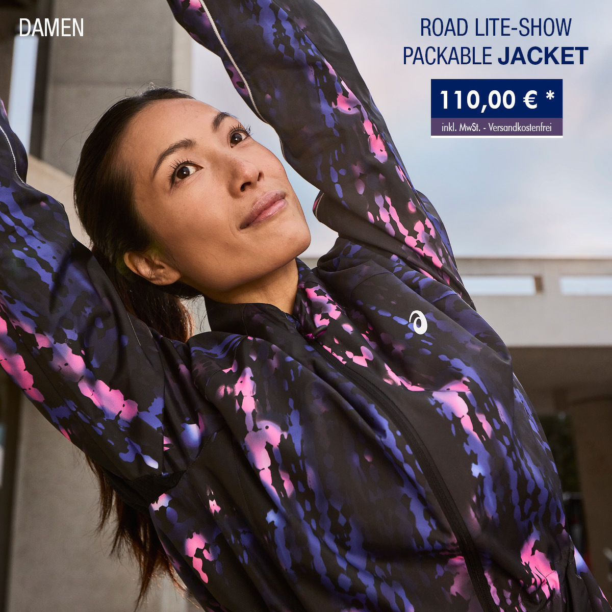 Asics Road Lite-Show packable jacket