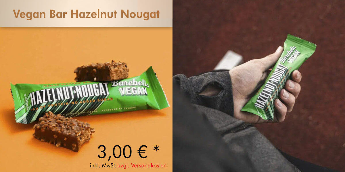 Vegan Bar Hazelnut Nougat