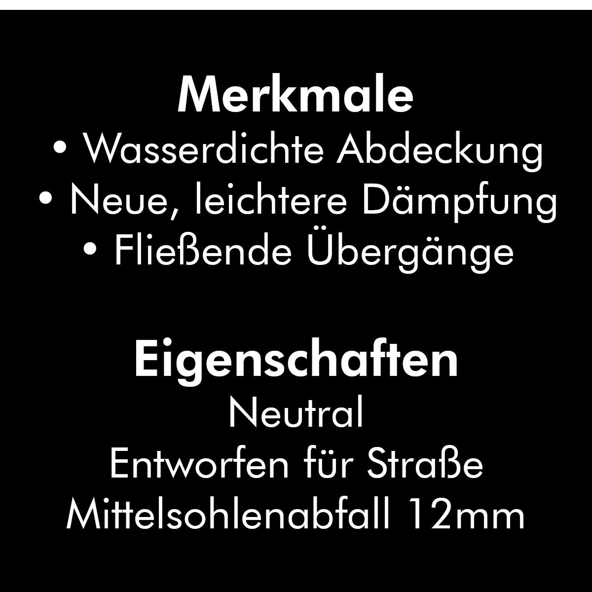 Brooks Ghost 15 GTX Merkmale und Eigenschaften