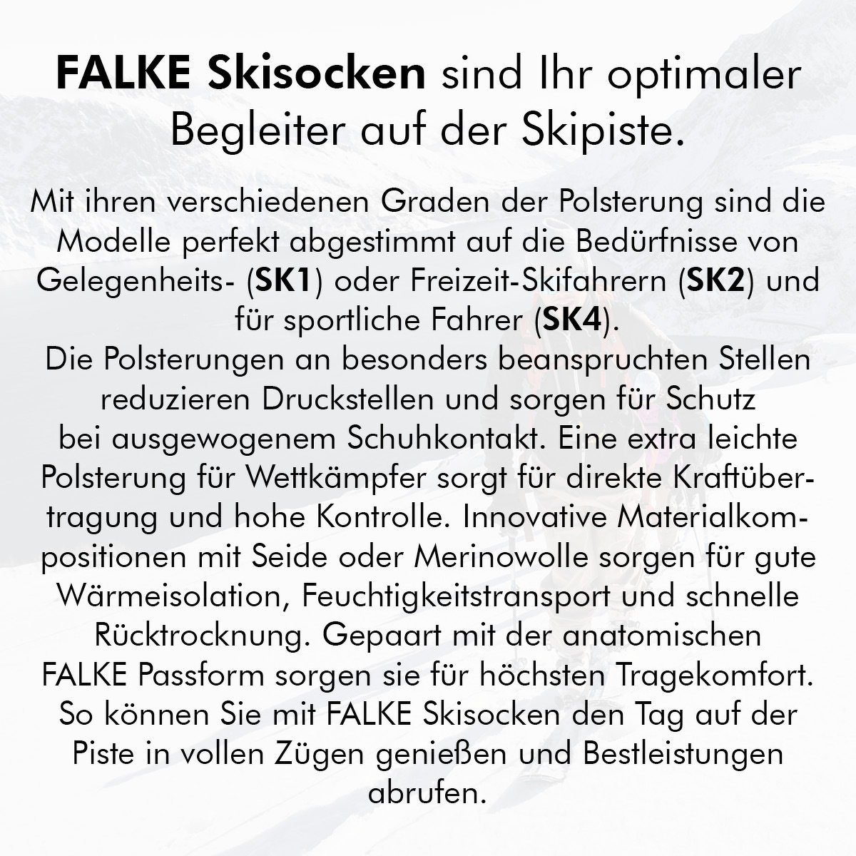 Falke Kompressions-Skisocken