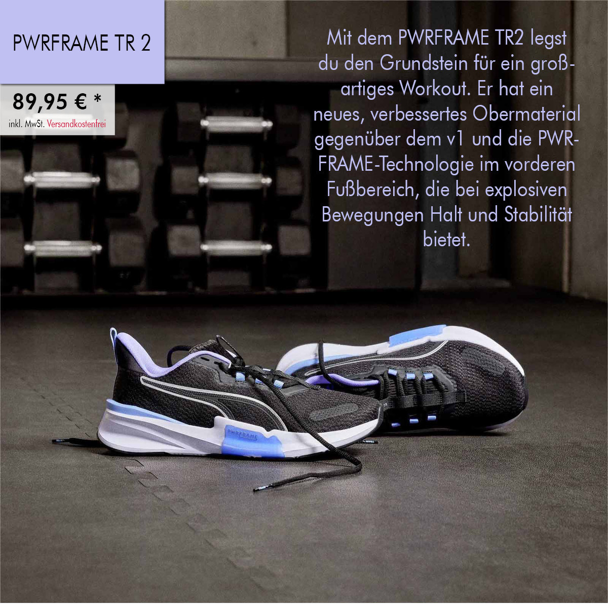 Puma PWRFRAME TR2 für Damen