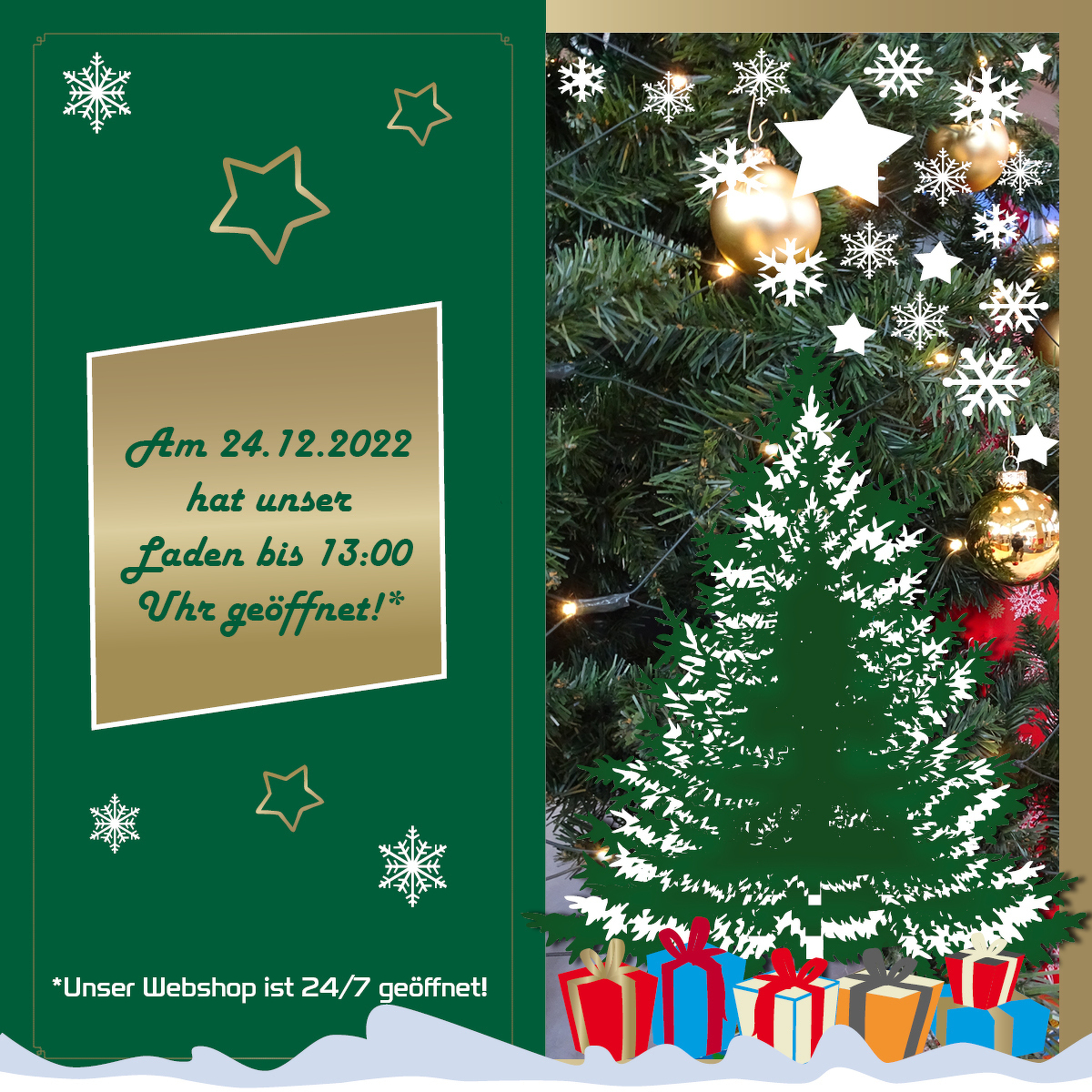 Wir wünschen frohe Weihnachten!