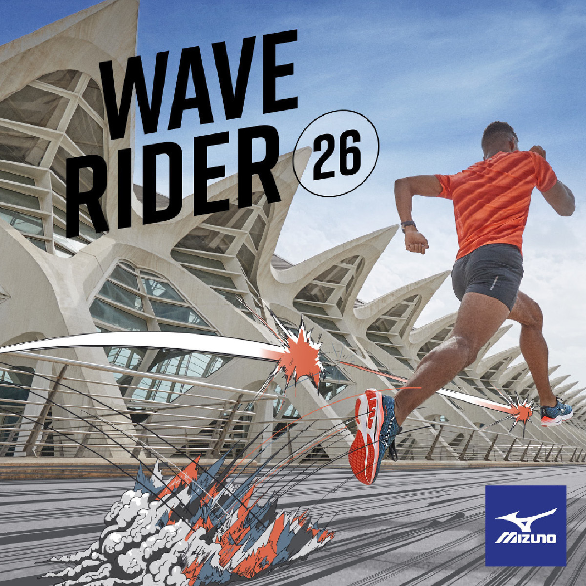 Mizuno Wave Rider 26 für Herren
