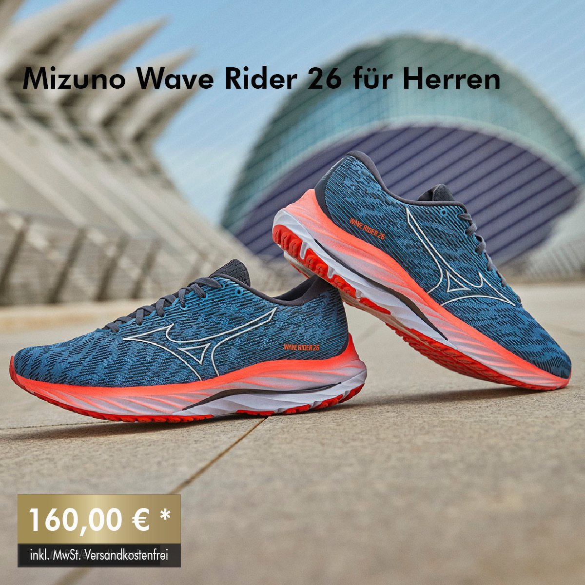 Mizuno Wave Rider 26 für Herren