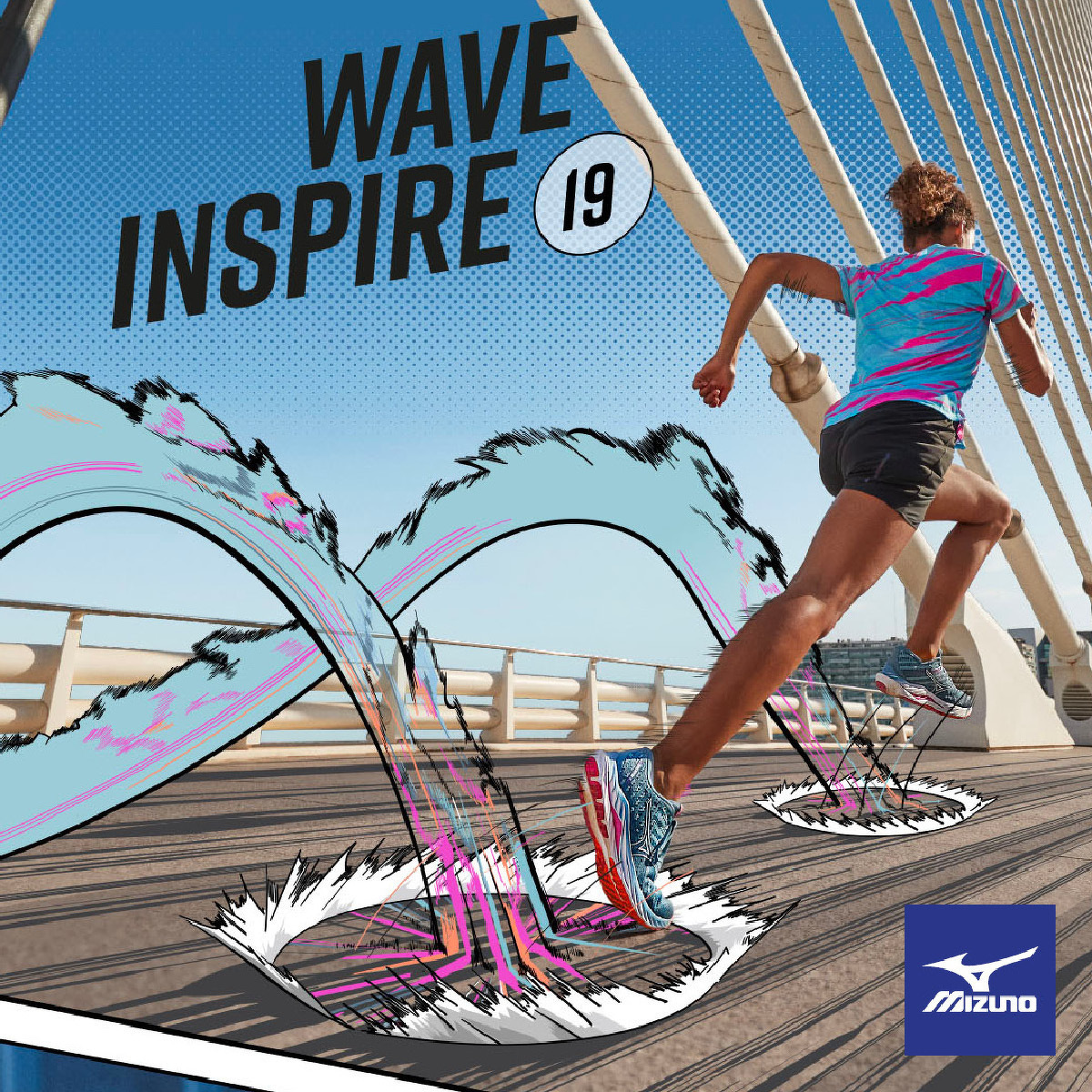 Mizuno Wave Inspire 19 für Damen