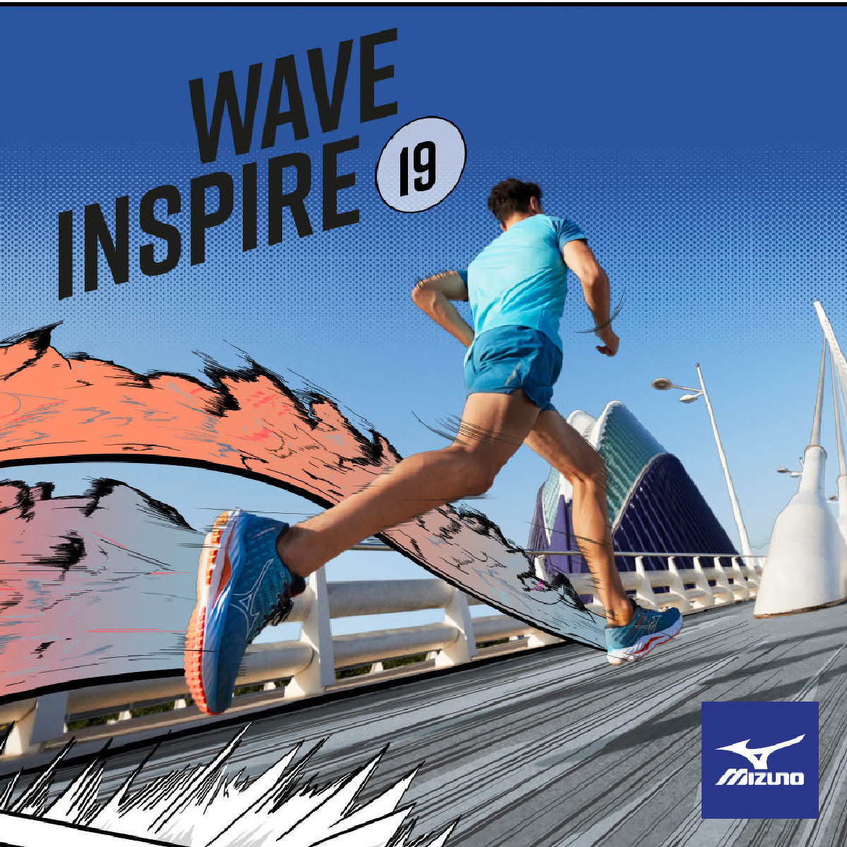 Mizuno Wave Inspire 19 für Herren