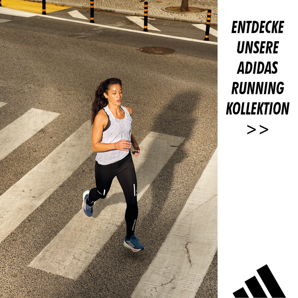 Entdecke unsere adidas Running Kollektion >>