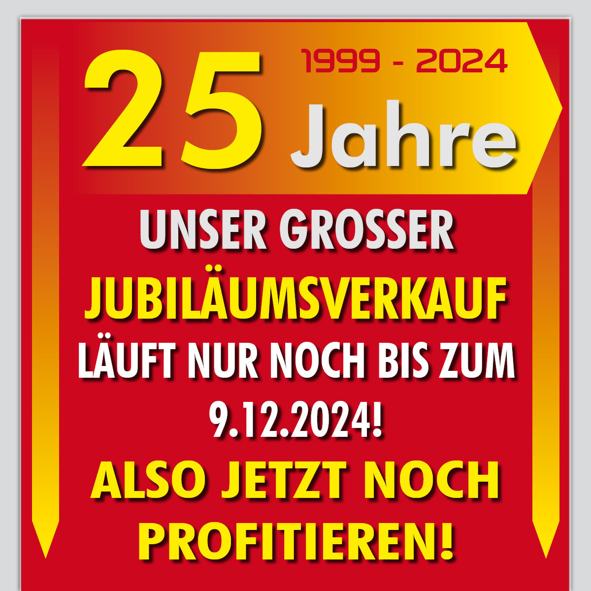 Profitiere noch bis zum 9.12.2024 !