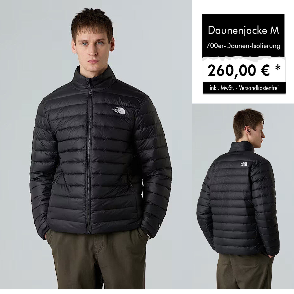 Daunenjacke M  700er-Daunen-Isolierung