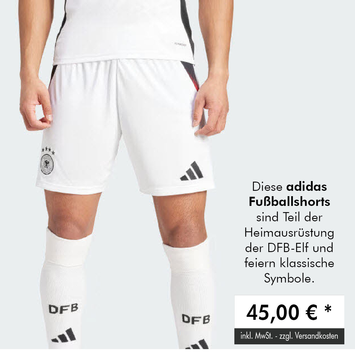 adidas Fußballshorts