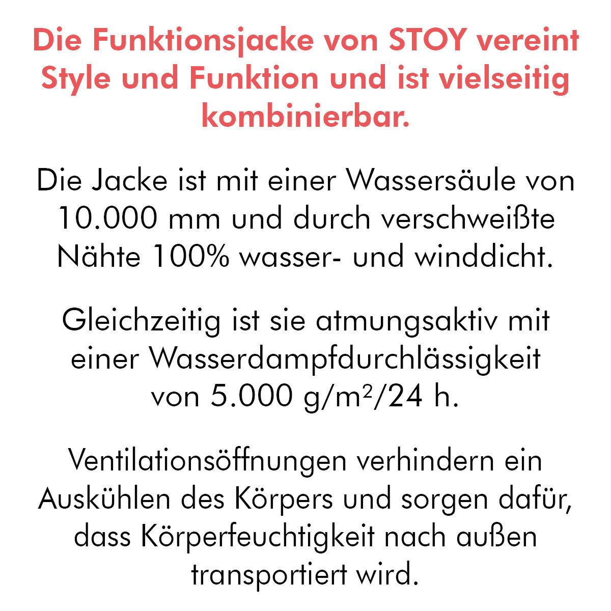 Stoy - Die neue Outdoor-Fashion Marke für große Größen.