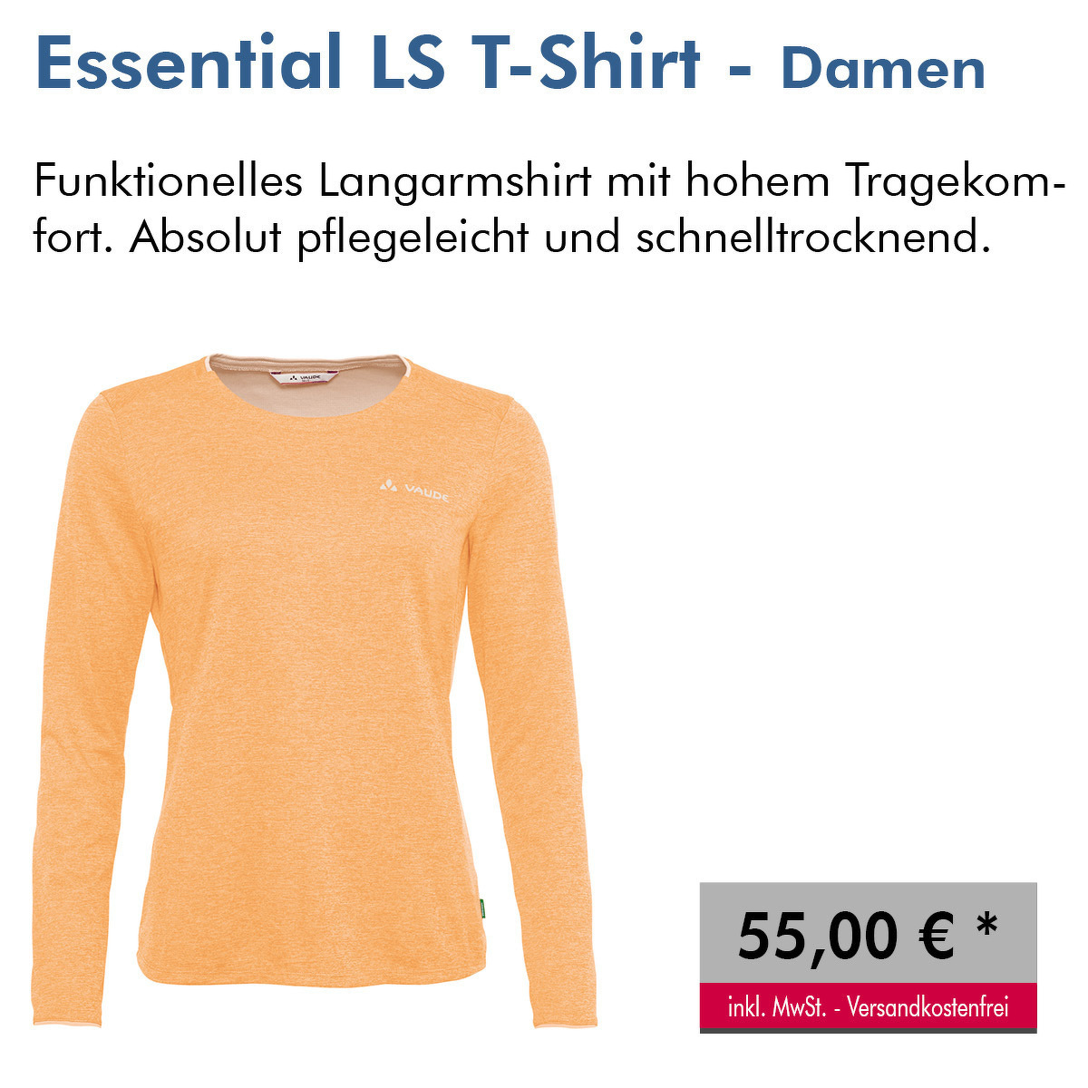 Essential LS T-Shirt - Damen
