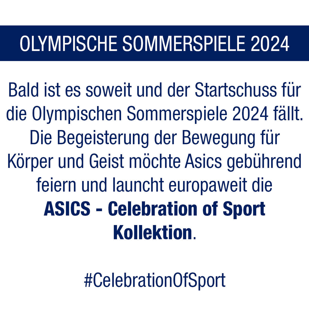 Asics | Celebration of sport collection