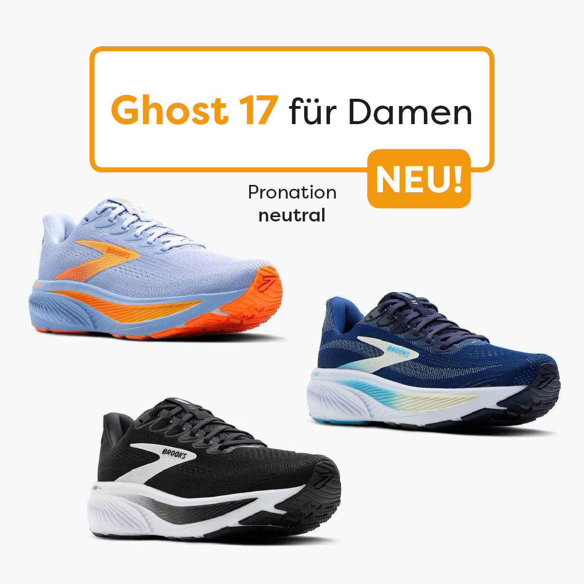 Brooks Ghost 17 für Damen