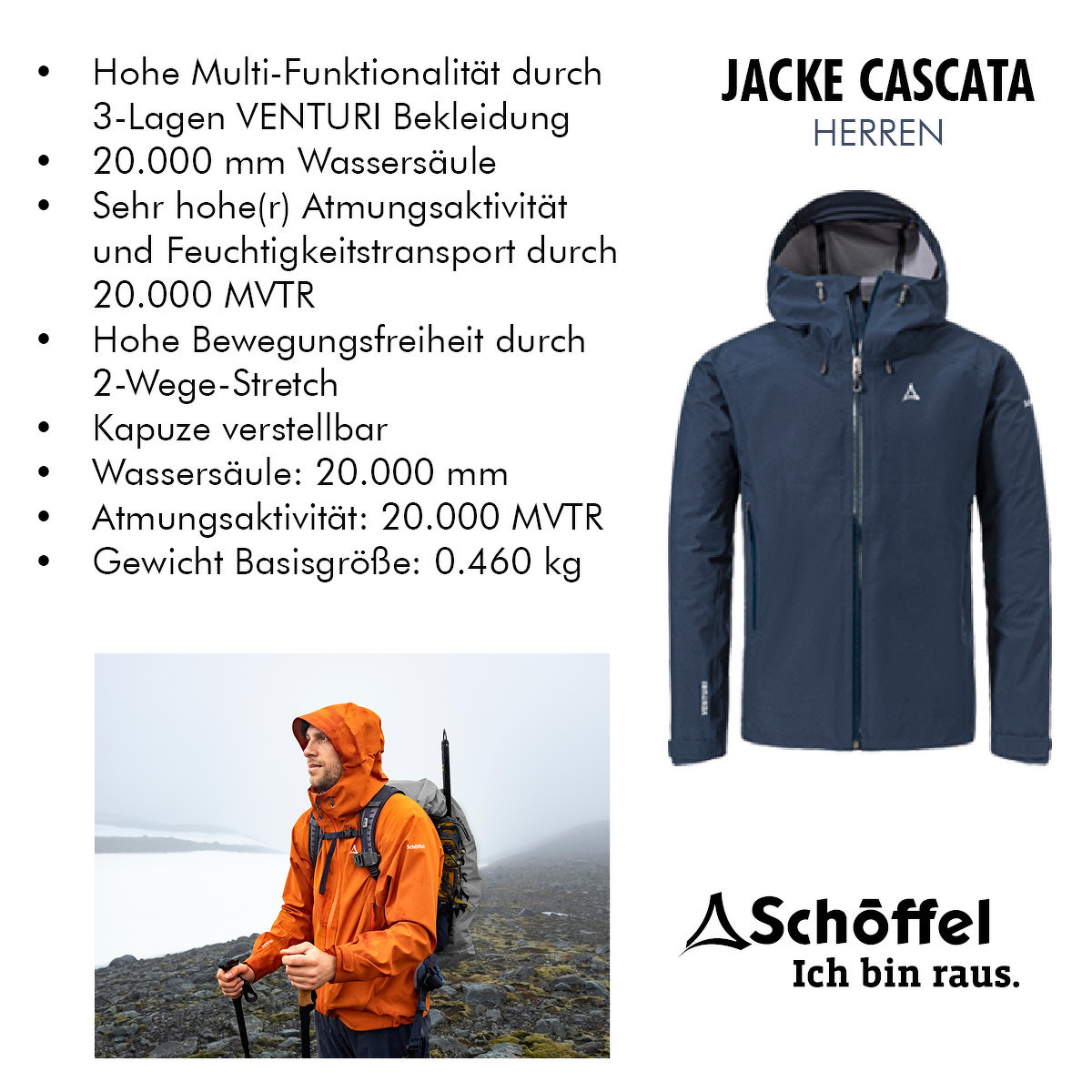 Schöffel - Jacke Cascata für Herren