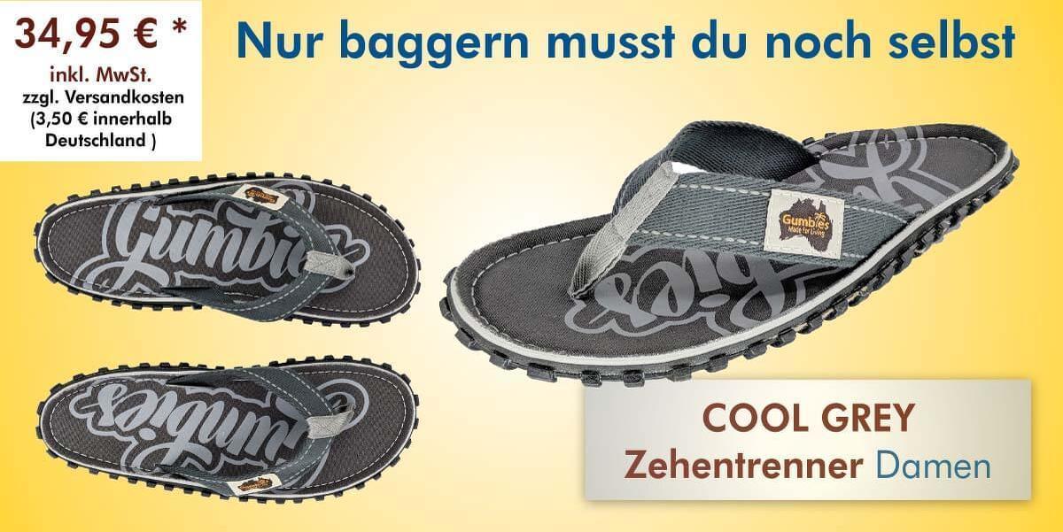 Cool Grey Zehentrenner Damen