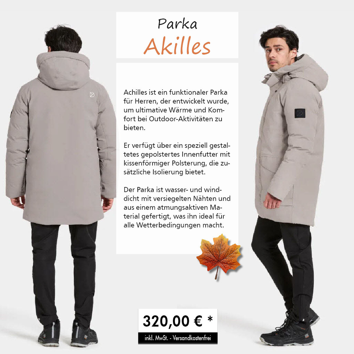 Parka Akilles für Herren