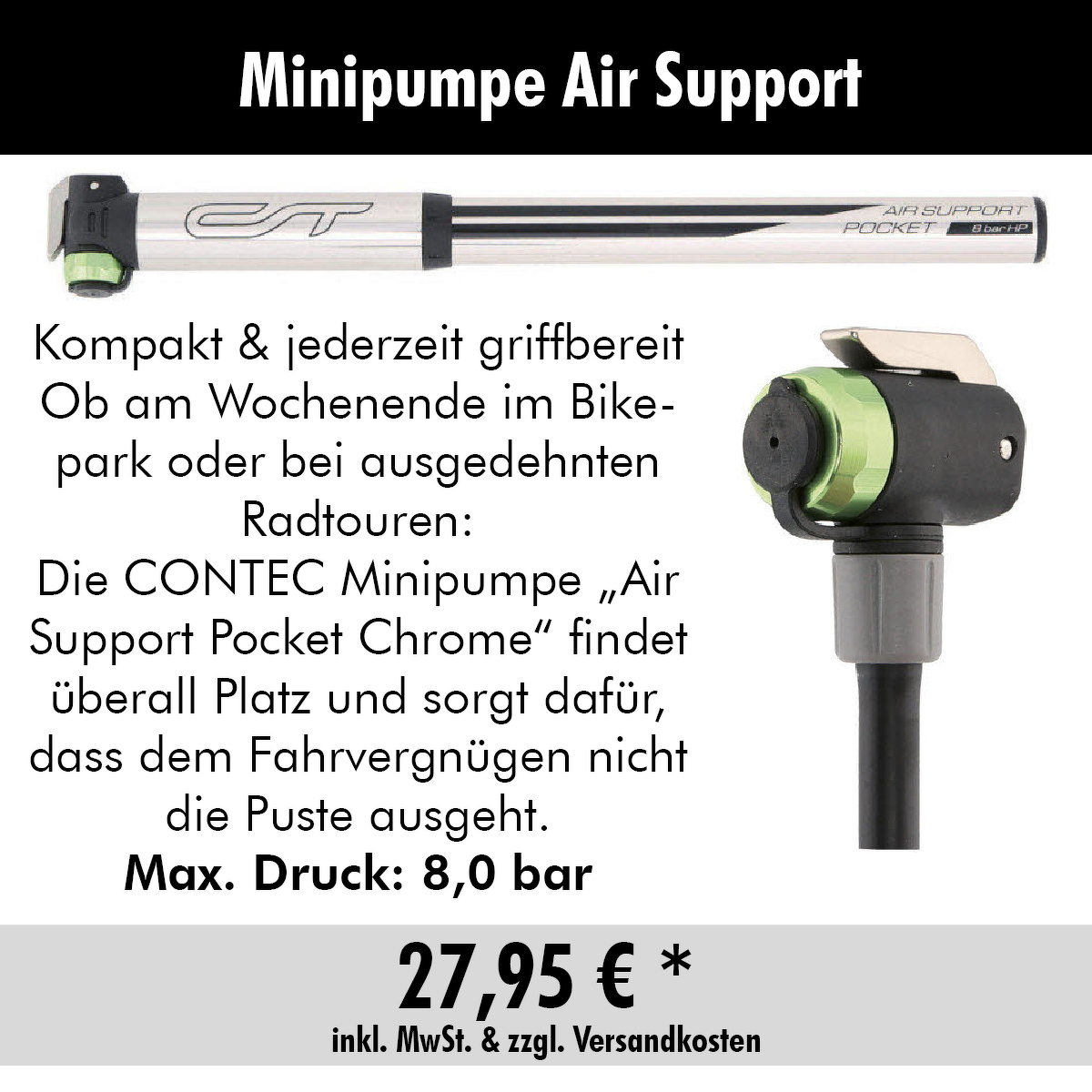 Minipumpe Air Support