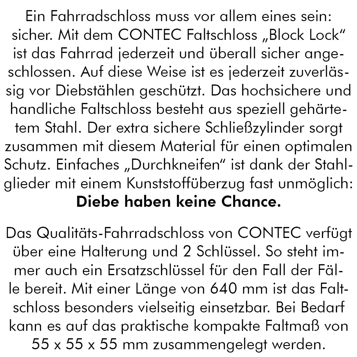 Faltschloss BlockLock