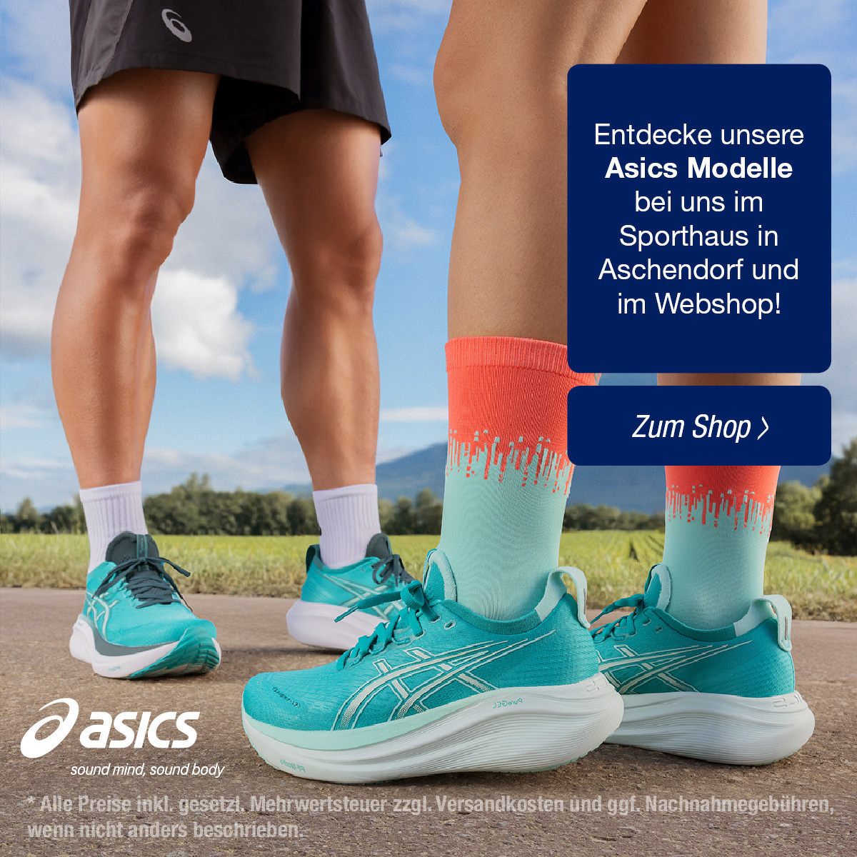 Asics Kollektion bei Sport Klahsen in Aschendorf