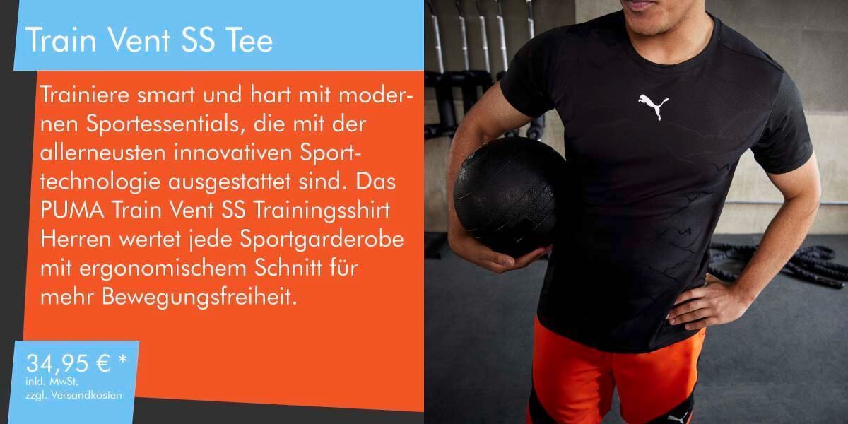 Puma Train Vent SS Tee