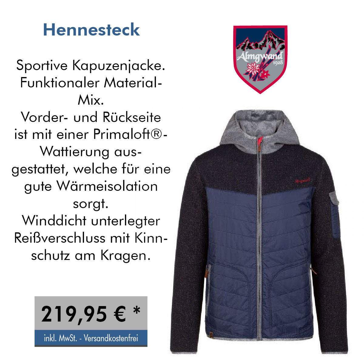 Almgwand Hennesteck für Herren