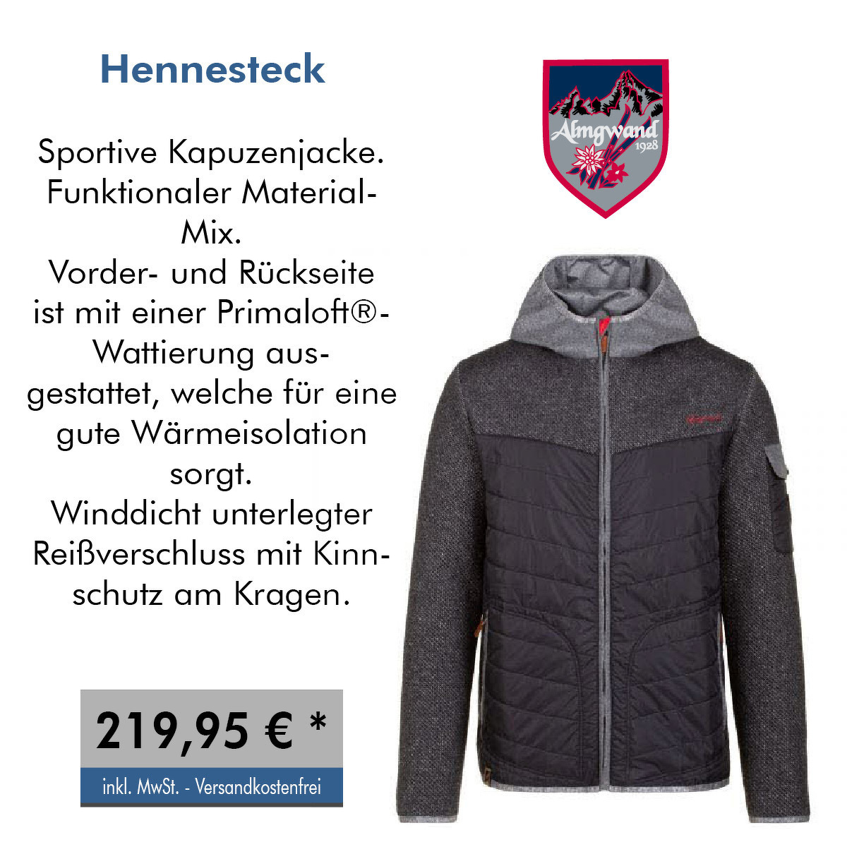 Almgwand Hennesteck für Herren